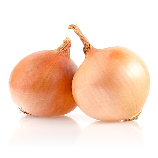 En elegant Lök gul, Närodlad gul lök med naturligt utseende och känsla. Detaljerad utformning med realistiskt bladverk. 