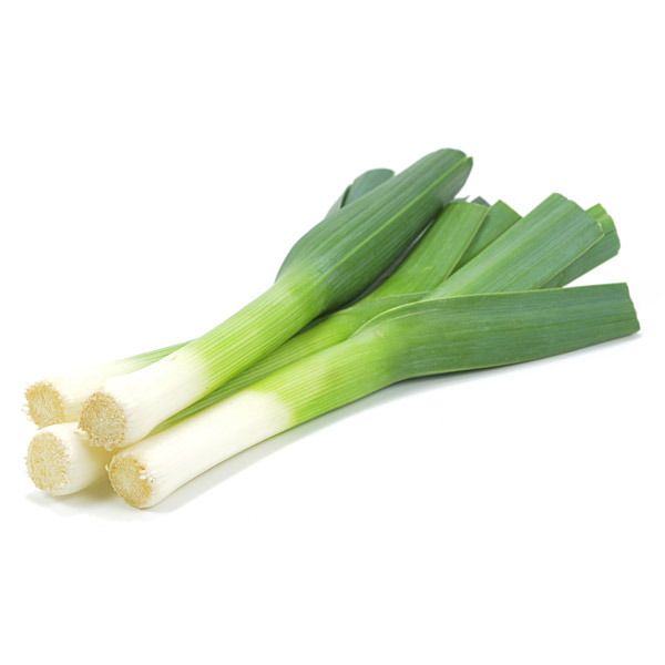 En elegant Purjolök, Närodlad purjolök med naturligt utseende och känsla. Detaljerad utformning med realistiskt bladverk. 